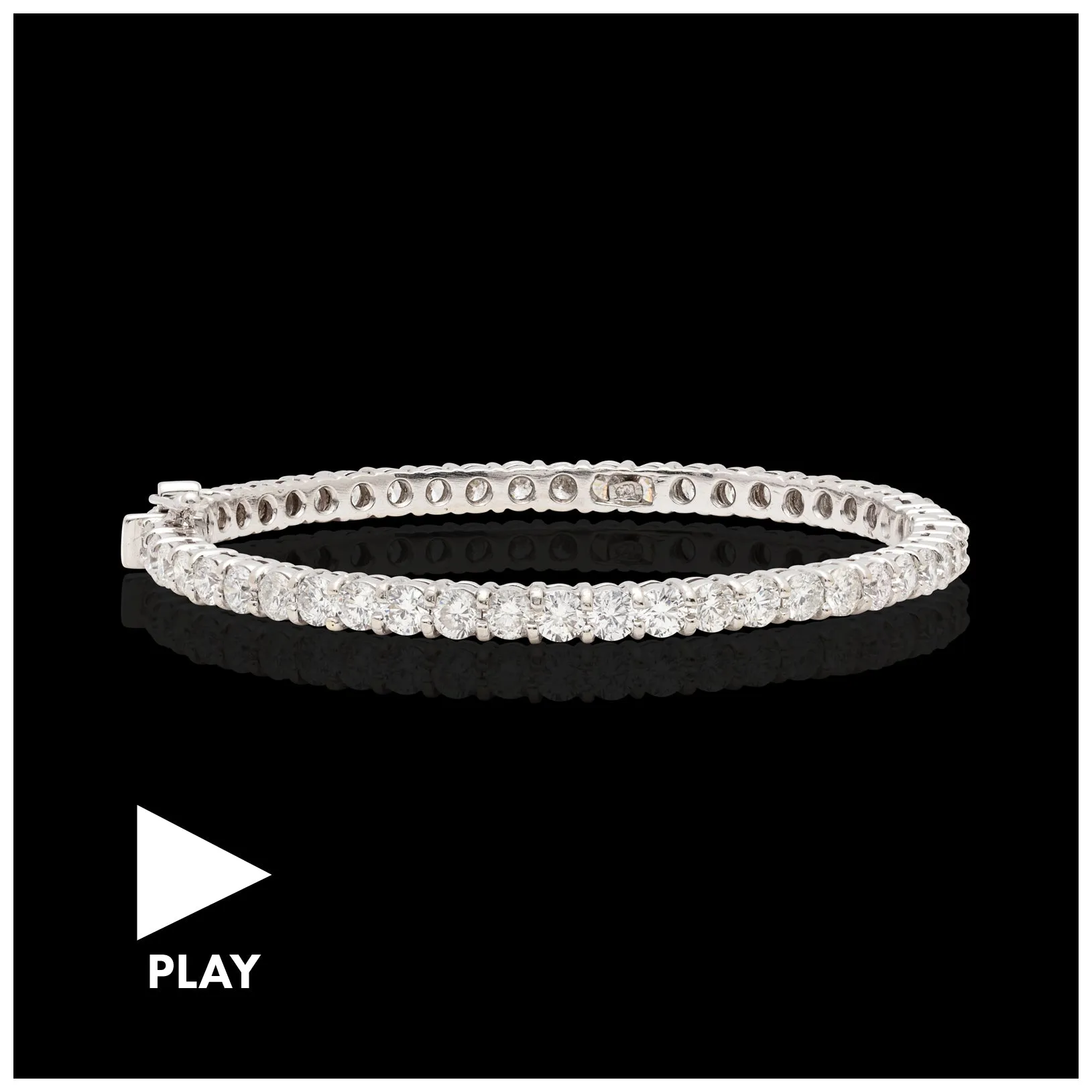 10.00 Carat Diamond Eternity Bangle