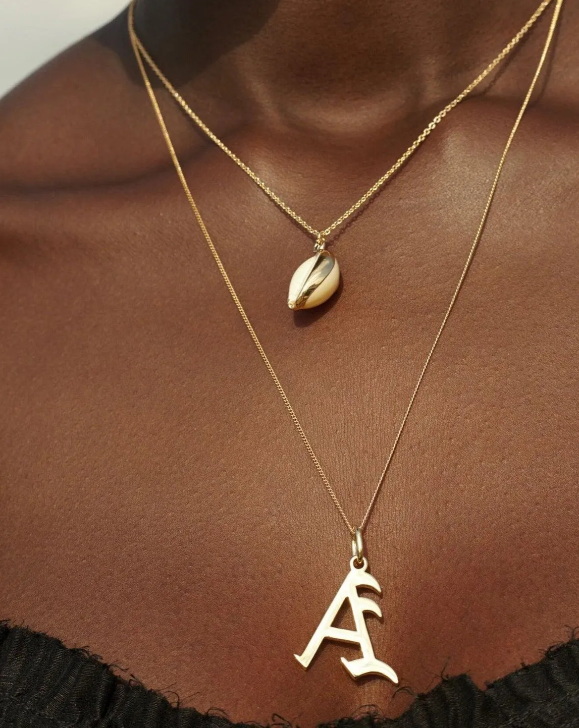 Gold Letter Y Necklace
